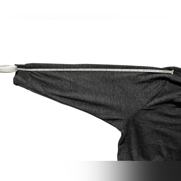 Casual and Lightweight Gray Hooded Sweatshirt Dress, size XL - Picture 11 of 15